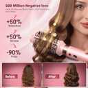 StyleVibe 6-in-1 Air Styler, Hair Dryer & Blow Dryer Brush with Travel Case - Auto Wrap Curls (L/R), Fast Drying, Thermal Round Brush for Smooth Blowouts & Frizz-Free Volume, No Heat Damage