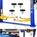4pc 35mm Car Lift Pad Rubber Tray Heightening Feet Plus High Leg Pads Shaft Diameter