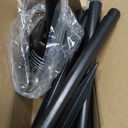 TomCare Solar Lights Outdoor 99 LED Higher & Larger Flickering Flame Solar Torch Lights 43" Waterproof Outdoor Lighting Solar Powered Pathway Walkway Lights for Outside Garden Patio Yard, 4Pack (Black)