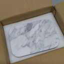 Marble Butter Dish with Lid, Elegant Large Capacity Butter Holder for Countertop & Refrigerator  Natural Cool Surface Keeps Butter in an Ideal Spreadable State  White Butter Container