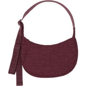 BAGGU Small Nylon Crescent Bag (Mahogany)