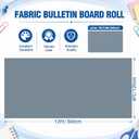 12 x Breling 12 Rolls 47.2" x 12 ft Colored Bulletin Board Paper, Morandi Color