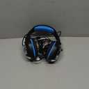 Gaming Headset for PC, Ps5, Switch, Mobile, Gaming Headphones for Nintendo with Noise Canceling Mic, Deep Bass Stereo Sound (Black Blue)