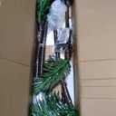 LIGHTSHARE Lighted 6FT Gorgeous Palm Tree 3Trunks Artificial Palm Tree 203LED Lights for Decoration Outdoor and Indoors Tiki Bar Christmas Patio Pool-Solar