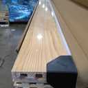 Art3d Slat Wood Wall Paneling for Interior and Ceiling Decoration - Pack of 4pcs + 1pc End-Trim, Size 108 x 5.7in.- Oak
