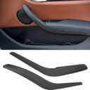 Jaronx for BMW X1 Door Handle Cover Replacements, Left Side +Right Side Inner Door Grab Handle Cover (Fits:BMW X1 E84 2008-2015)(Black)