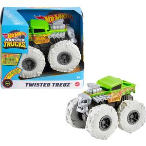 Hot Wheels, Monster Trucks 1/43, Giant Wheels, Toy for Kids to Create Incredible Crashes and Collisions, Model and Color Random