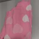 Women's Cute Valentines Sweater Love Heart Graphic Pearl Top Casual Long Sleeve Crew Neck Pullover Sweater (Medium, Pink Mom)