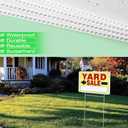 Blank Yard Signs with Stakes, 6 Pack Lawn Signs 18x24 Inches, Custom Double Sided for Yard Sale Signs Outdoor, Garage Sale, Party Decorations (18x24inch)