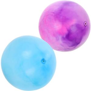 ibasenice 2 Pack Small Pilates Balls 12 Inch Inflatable Core Balance Exercise Balls for Yoga Physical Therapy and Fitness Workouts Lightweight Portable