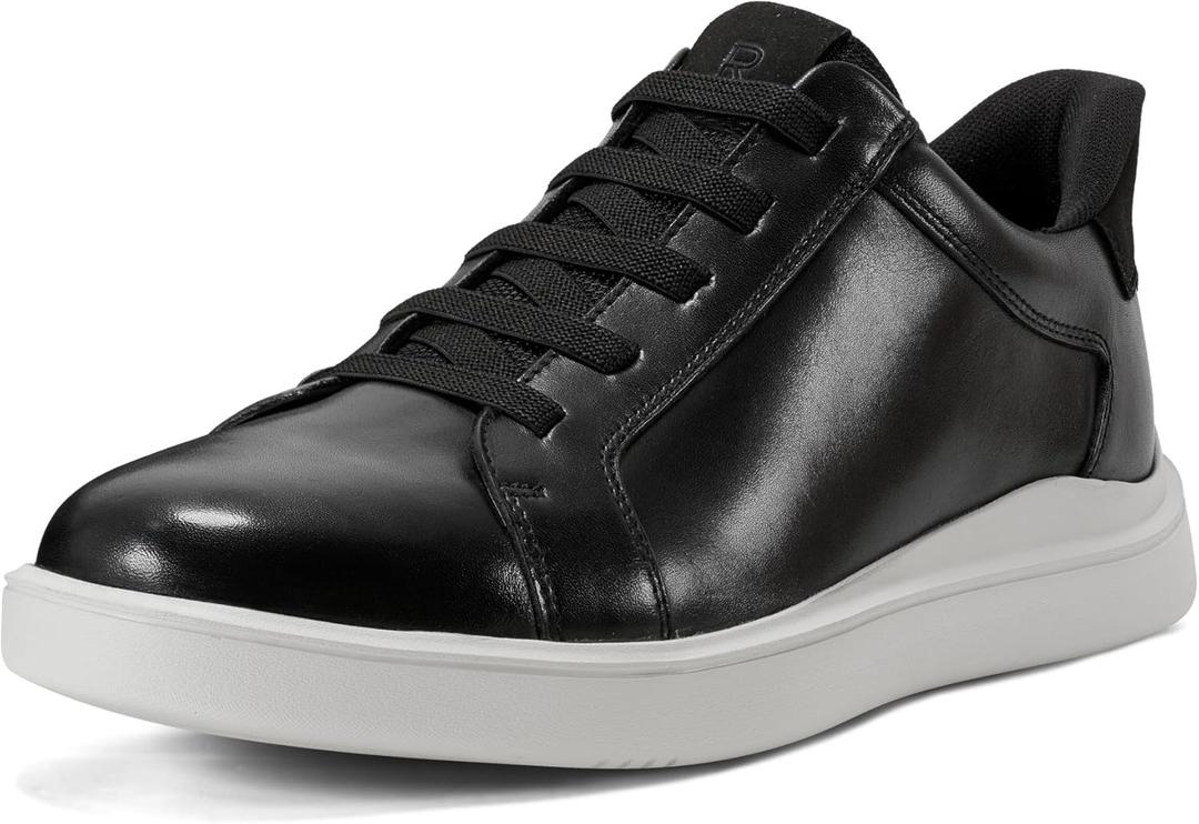 Rockport Mens Tynnar (9.5 Wide, Black Leather)