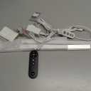 Remote Control Under Cabinet Led Light Plug in, Dimmable Daylight White 4500K, 3 Pack 12 inch Linkable Under Counter Lights for Kitchen Upgrade ETL Listed Plug 24V, UNO-LK 4500K