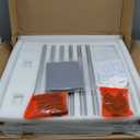 BingoPaw Clear Dog Playpen Fence : Indoor Pet Whelping Box Pen with Waterproof whelping pad - Small Animal Acrylic Exercise Kennel with Metal Frame for Puppy Rabbits Kitten Guinea Pig