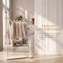 Modern Gold Coat Racks with Marble Base, Gold Clothing Racks with Shelves, Heavy Duty Clothes Rack Stand for Entryway, Bedroom, Living Room, Boutiques