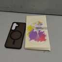 for Samsung Galaxy S25 Case, Matte Magnetic Phone Case with 1 Screen Protector, Support for Magsafe, Translucent Frosted Shockproof Protective Cover for Samsung Galaxy S25, Black