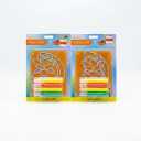 Creativity for Kids Window Art Fun Fruits - Paint and Decorate 2 Suncatchers, Create Your Own Window Art for Kids 2 Pack