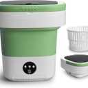 Portable Washing Machine,16L Upgraded Mini Washer and Spin Dryer with Deep Cleaning of Underwear, Baby Clothes and Small Clothes, Foldable Small Washer for Apartments, Dorm, RV, Travel, Laundry