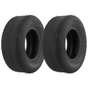 HQPASFY 2 Pack 13x5.00-6 Tubeless Lawn Mower Tires, Replacement 13x5.00-6 Zero Turn Smooth Turf Tires Garden Tractor Riding Lawn Mower Farm Equipment, 4Ply