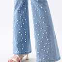 Baggy Jeans for Woman High Waisted Loose Straight Leg Wide Leg Denim Jean Womens Boyfriend Y2K Pants Trendy (Blue, M)