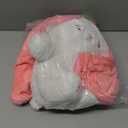 Bunny Stuffed Animal, Strawberry Reversible Cuddle Bunny Plush Doll with Zipper, Cute Soft Rabbit Toys Pillow for Kids and Adults, Easter Bunnies Plushies Gifts (13.80 inches)