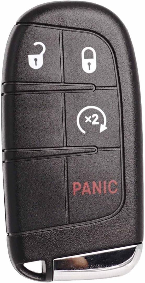 Remote Key Fob Replacement Fits for Jeep Renegade 2015 2016 2017 2018 2019 2020 2021 Smart Proximity Keyless Entry Remote Control 735636994 M3N40821302 6BY88DX9AA 68264811AA 68266733AA