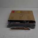 CASIMR Plant Stand for Indoor, Tall Metal Shelf with Square Wooden Board, 2 Tier Display Rack for Multiple Plants, 32 Inch Tiered Flower Pot Holder for Corner Living Room Balcony Garden Patio