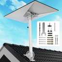 Starlink Gen 3/4/4X Mount Kit, 360° Heavy Duty Adjustable Pivot Mount, for eave, Wall , Roof Mount and Pole Mount Compatible with Starlink V3/V4 Standard Dish(White)