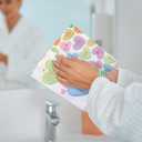 Whaline 100Pcs Valentine's Day Conversation Heart Guest Napkin Double-Sided Love Heart Paper Napkin Disposable Dinner Hand Towel Napkin for Kitchen Bathroom Party Supplies