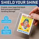 Invested Alliance Resealable Set Team Bags for Trading Cards | Ultra, TCG, Baseball, Sports Card Team Bags Sleeves. Fits Top loaders, Magnetic & Semi Rigid Holders. High Clarity Collectible Sleeves.