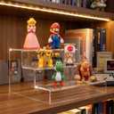 6 Pcs Mario Figures Set, 6 Inch Mario Figures, Classic Characters Collection for Birthday Party Cake Toppers & Room Decor
