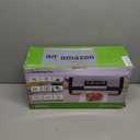 95kPa Vacuum Sealer Machine with AquaLock Technology, for Moist Seals, 2X Seal & 130W, Fully Automatic Food Sealer, Built-In Cutter, Bag Storage & Hose, Precision Sealing, 2 Bag Rolls,Stainless Steel