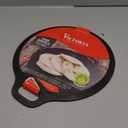 Victoria 12-Inch/30.5-Centimeter Cast Iron Tawa Dosa Pan, Cast Iron Pizza Pan and Crepe Pan with Loop Handle, Seasoned with Flaxseed Oil, Made in Colombia