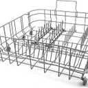 20000533 20007189 Dishwasher lower dishrack Assembly Compatible with bosch thermador SHE53TF5UC SHP7PT55UC SHPM98W75N SHV68T53UC etc Dishwashers (some models), Replace Number: 20000049 20000532 etc