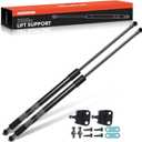 A-Premium Tailgate Rear Liftgate Lift Supports Shock Struts Compatible with Select Nissan Models - 350Z 2003-2008, V6 3.5L, Coupe 2-Door, with Spoiler - Replace# 90453CD700, 90452CD700 (2-PC Set)