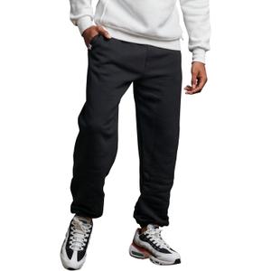 Russell Athletic Men's Dri Power Fleece Elastic Bottom Sweatpants, Relaxed Fit, Moisture Wicking, with or Without Pockets (Medium)