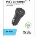 Cell Candy Adaptive Fast Charging USB C Car Charger 20W