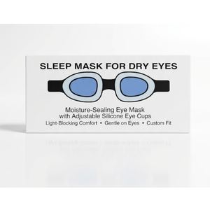 Sleep Mask for Dry Eyes – 100% Blackout Eye Mask & Moisture Goggles – Adjustable Sleeping Mask for Men & Women – Reusable Eye Masks for Sleep, Soft & Comfortable – Great for Travel, Black