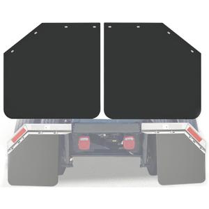 24" x 24" Angled Mud Flaps for Semi Truck 1/5" Thick Mud Flaps Semi Truck Mud Flaps Splash Guard Set of 2