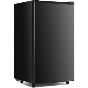 NEWBULIG Mini Fridge with Freezer 3.2 Cu.Ft Small Refrigerator for Office, Dorm, Small Fridge with Adjustable Thermostat, Energy Saving, Singel Door, Black, 31.4"*18"*17.5"