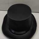 Super Z Outlet Black Top Hat Satin Costume Magician Fancy Style Party Accessory