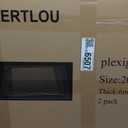 Plexiglass Sheets (6mm Thick (1/4"), 24" x 36" (2 Pack))