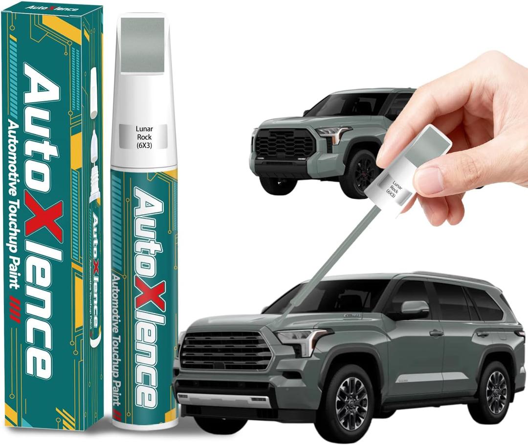 6X3 Lunar Rock Touch Up Paint Compatible with Toyota Car Paint Pen Scratch Repair Automotive Scratch Remover Fix Exact Color Match