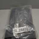 NeColorLife Ottoman Cover Square Waterproof Ottoman Slipcover Thick Storage Footrest Stool Covers Furniture Protector for Pets, Kids(Large Size, Dark Gray)