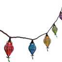 Multicolor - Decorative String Lights Plug in with 10 Bulbs Connectable, Indoor Outdoor Patio Lights for Party Wedding Bedroom Bistro Cottagecore Decor