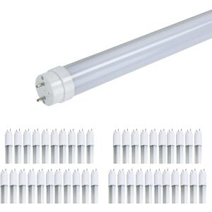 2FT T8 T10 T12 LED Tube Lights 12W 4000K, 24 Inch 1680Lm Light Bulbs, F17T8/F24T8 Light Bulbs Replacement, Ballast Compatible, Dual-Ended, Frosted Lens, UL Listed, 42-Pack (4000k Cool White) 2FT T8 T10 T12 LED Tube Lights 12W 4000K, 24 Inch 1680Lm Light Bulbs, F17T8/F24T8 Light Bulbs Replacement, Ballast Compatible, Dual-Ended, Frosted Lens, UL Listed, 42-Pack (4000k Cool White)