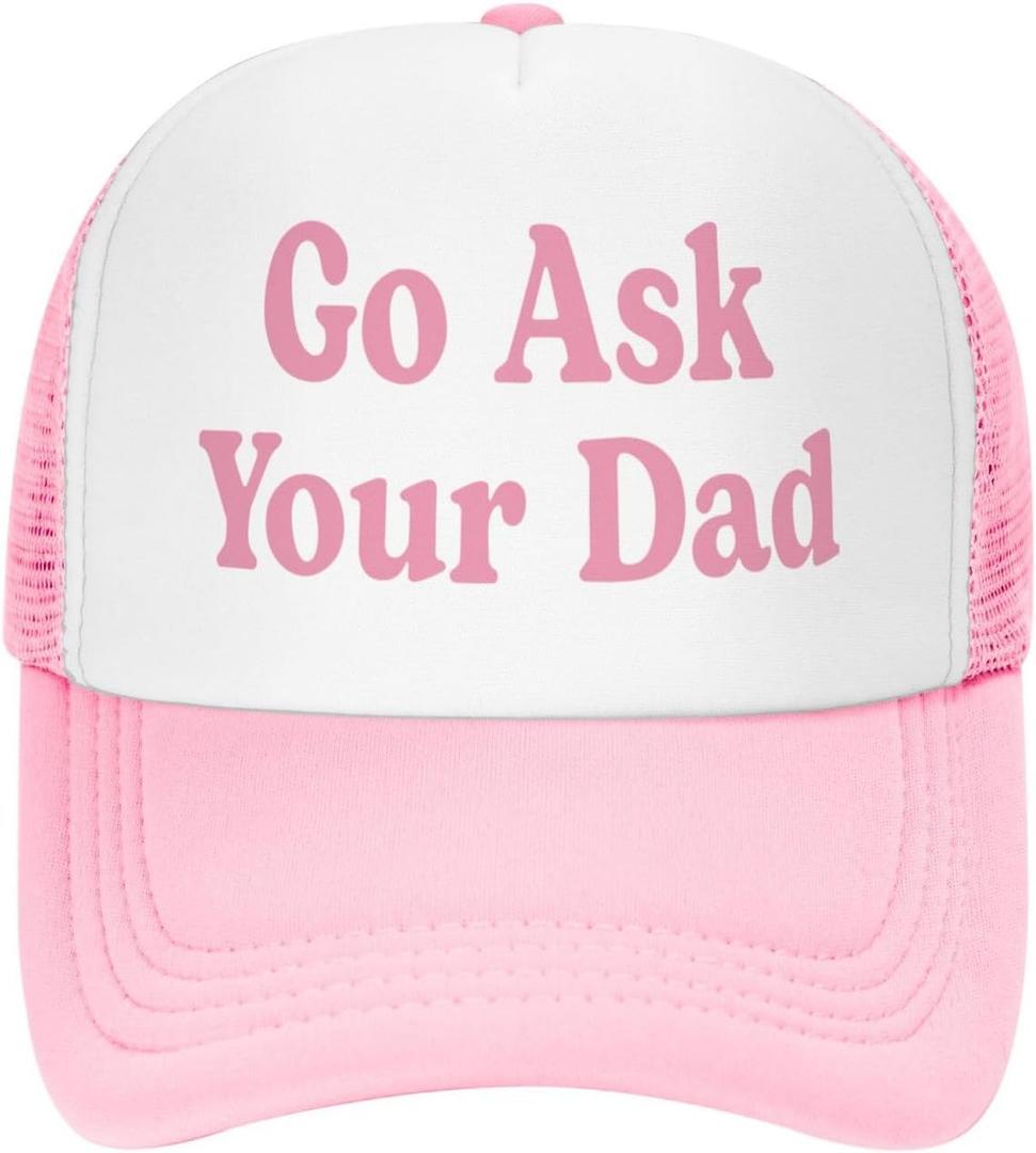 Funny Trucker Hats for Women: Inappropriate Adult Humor Gag,for Bachelorette & Girls Trips | Trendy Pink Summer Caps, Size: One Size