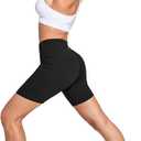 baleaf Women's 6"/8" High Waisted Biker Shorts with Pockets for Gym Workout Yoga Running Athletic (XXXL)