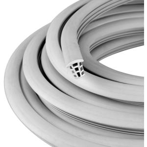 Kingdder Concrete Expansion Joint Filler Driveway Crack Filler Flexible EPDM Rubber Strip for Concrete Crack Repair Replacement Weather Aging Resistance Expansion Joint(1/2'' Wide, 25 ft Long)