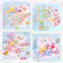 100Pcs Blue Slime Charms Assorted Cute Jelly Embellishments Bulk, Random Kawaii Accessories, Flatback Ornament Resin Charms for Phone Junk Cases,Hairpins Scrapbooking Crafting & DIY Decoration