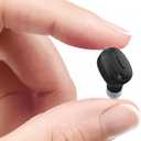 Single Bluetooth Wireless Earbud, Mini Invisible in-Ear Wireless Bluetooth Headphone 12 Hours Super Long Battery Life Suitable for Sports Work and Sleep - Black